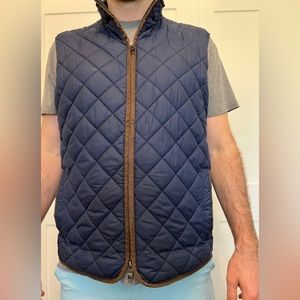 Peter Millar dark blue vest size L in excellent condition!